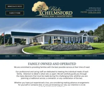 Blakefuneralhome.com(Blake Chelmsford Funeral Home & Cremation Service) Screenshot