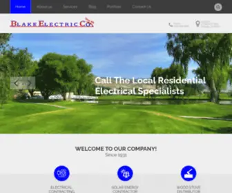 Blakelectric.com(Blake Electric) Screenshot