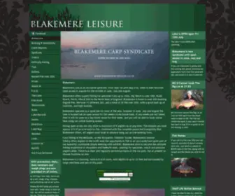 Blakemere-Leisure.co.uk(Carp Fishing) Screenshot