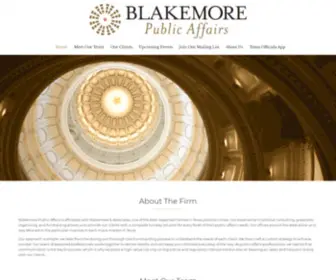 Blakemore.us(Blakemore Public Affairs) Screenshot