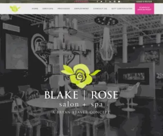 Blakerosesalon.com(Get treated by highly talented professionals) Screenshot