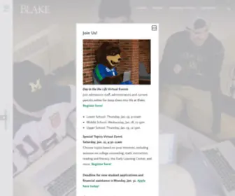 Blakeschool.org(The Blake School) Screenshot