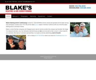 Blakeshvac.com(Serving Yolo and Solano counties since 1973) Screenshot