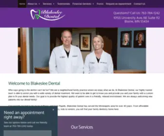 Blakesleedental.com(Blakeslee Dental) Screenshot