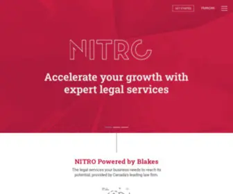 Blakesnitro.com(Homepage) Screenshot