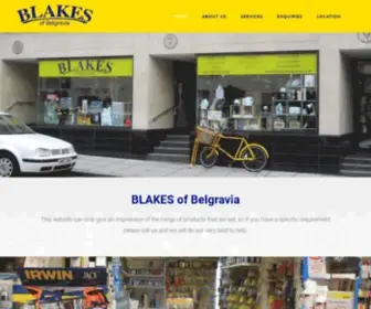 Blakesofbelgravia.co.uk(Business Website) Screenshot