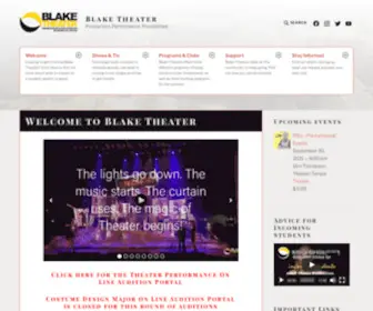 Blaketheater.com(Production) Screenshot