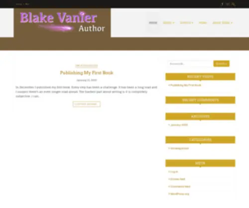 Blakevanier.com(And Stuff) Screenshot