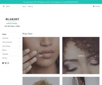 Blakskycosmetics.com(Blakskycosmetics ? BlakSkyCosmetics) Screenshot