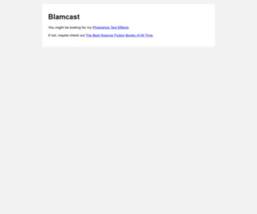 Blamcast.net(Blamcast) Screenshot