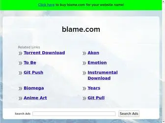 Blame.com(Arriving soon) Screenshot