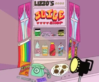 Blameitonmyjuice.com(Lizzo's Juice Shop) Screenshot