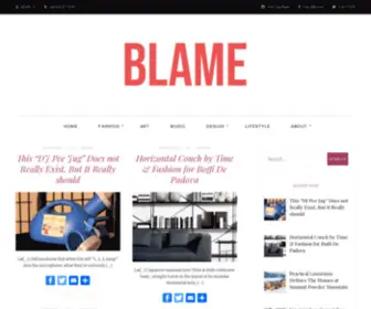 Blamemagazine.com(FASHION) Screenshot