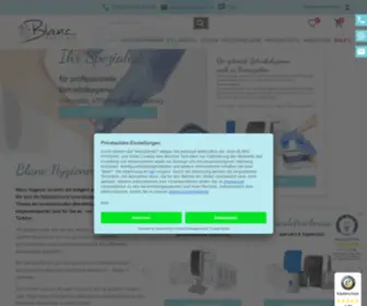 Blanc-Hygienic.de(Blanc Hygienic) Screenshot