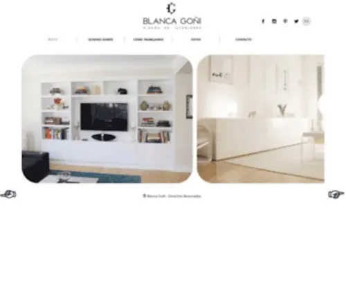 Blancagoni.com(Muebles a Medida de Diseño) Screenshot