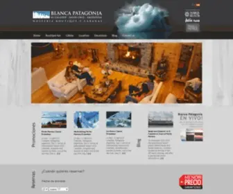 Blancapatagonia.com(Cabañas) Screenshot