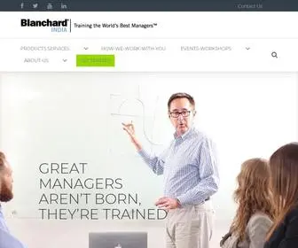 Blanchardinternational.co.in(Leadership Training in India) Screenshot