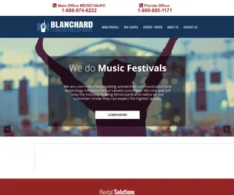 Blanchardsusaradios.com(Blanchard Communications) Screenshot