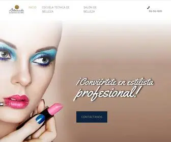 Blanchecolima.com(Escuela técnica de belleza) Screenshot