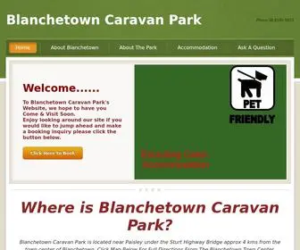 Blanchetowncaravanpark.com(Blanchetown Caravan Park) Screenshot