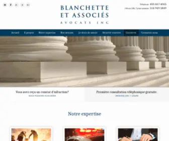 Blanchetteavocats.com(Blanchette) Screenshot