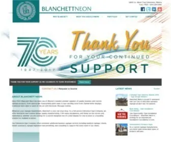 Blanchettneon.com(Blanchett) Screenshot