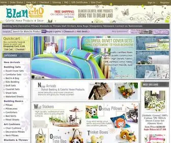 Blancho-Bedding.com(Colorful Home d�cor) Screenshot