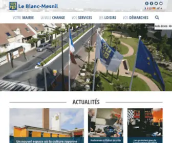 Blancmesnil.fr(Ville du Blanc) Screenshot