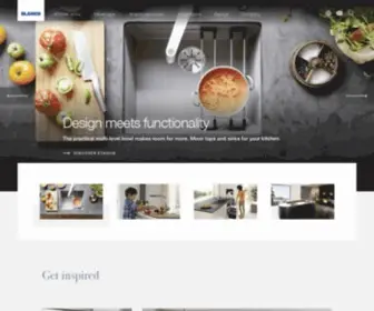Blanco-Germany.com(Mixer taps and sinks for your kitchen) Screenshot