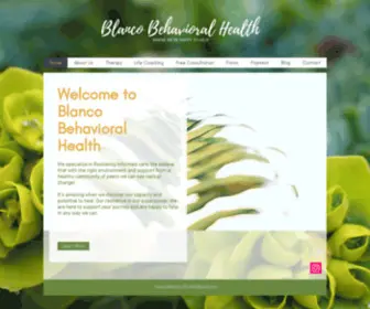 Blancobehavioralhealth.com(Blanco Behavioral Health) Screenshot