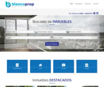 Blancoprop.com.ar(Gestión Inmobiliaria) Screenshot