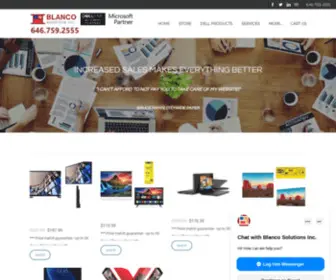 Blancosolutions.com(BLANCO SOLUTIONS INC) Screenshot