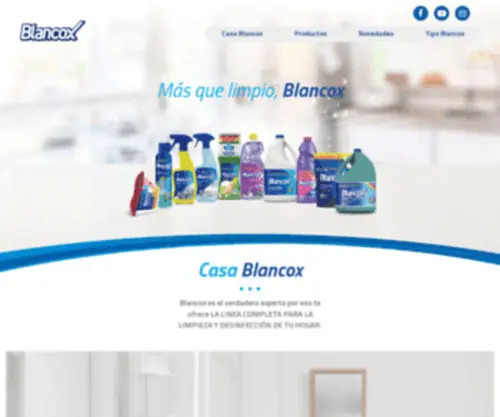 Blancox.com.co(Home) Screenshot