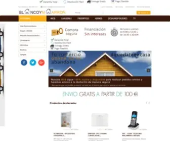 Blancoymarron.es(Venta online de electrodomésticos) Screenshot