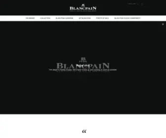 BlancPain.com(Manufacture de haute horlogerie) Screenshot