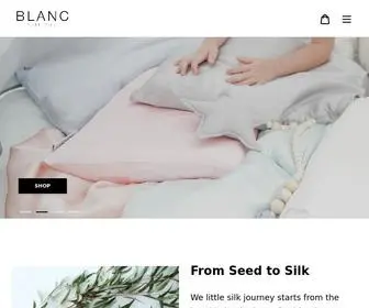 Blancsilk.com(BLANC SILK) Screenshot