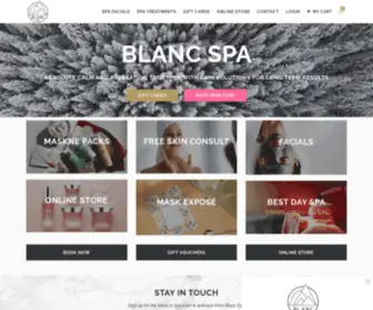 Blancspa.com.au(Blanc Spa) Screenshot