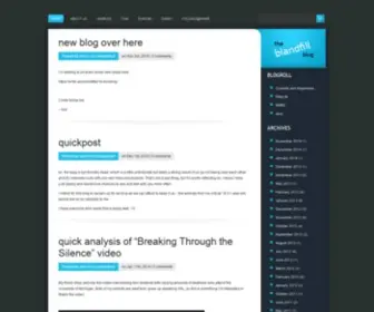 Blandfill.com(The blandfill blog) Screenshot