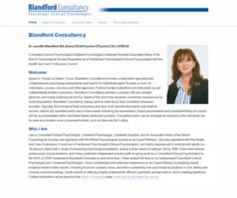 Blandfordconsultancy.co.uk(Jennifer Blandford) Screenshot