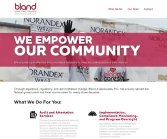 BlandgovConsulting.com(Government Consulting) Screenshot