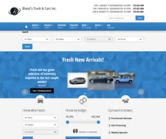 Blandsauto.com(Bland's Truck & Cars Inc) Screenshot