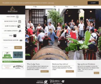 Blandyswinelodge.com(Blandy's Wine Lodge) Screenshot