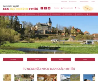 Blanicti-Rytiri.cz(Turistický portál KRAJ BLANICKÝCH RYTÍŘŮ) Screenshot
