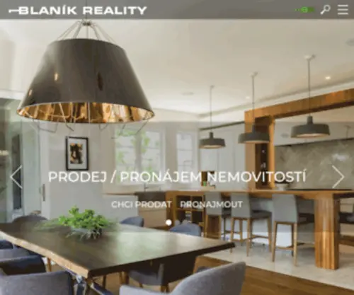 Blanikreality.cz(Realitní kancelář) Screenshot