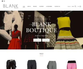 Blankboutique.net(Blank Boutique Riyadh) Screenshot