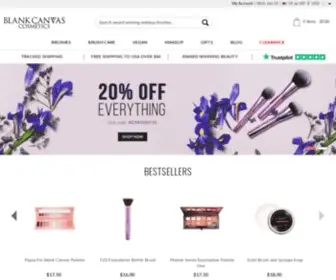 Blankcanvascosmetics.com(Blank Canvas Cosmetics) Screenshot