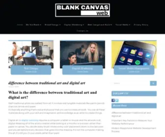 Blankcanvasweb.com(Blank Canvas Web) Screenshot