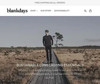 Blankdays.com(Blankdays) Screenshot