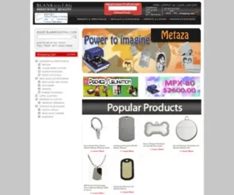 Blankdogtag.com(Metaza Supplies) Screenshot