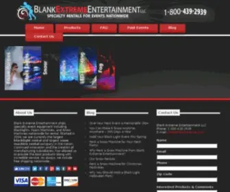 Blankextremeentertainment.com(Party Rental Equipment) Screenshot